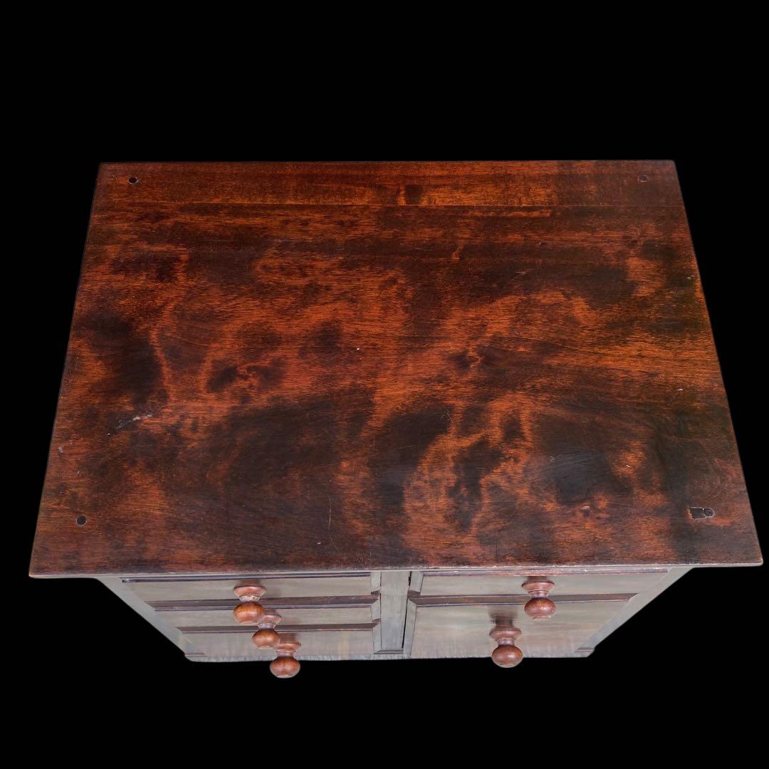 松本民芸家具 ミズメザクラ無垢 小箪笥 小引き出し 5杯 小物入れ 和モダン