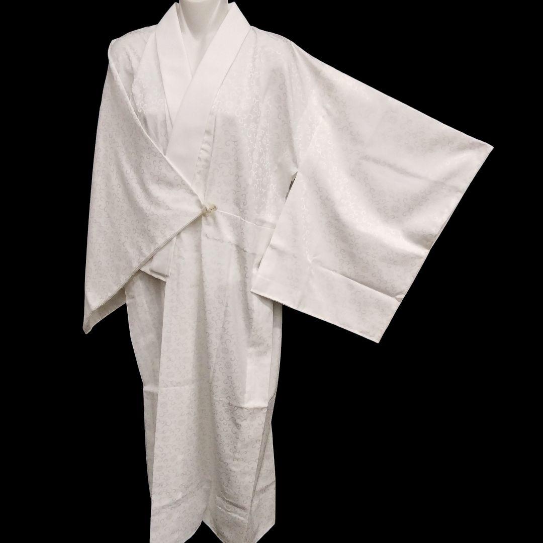 【英】はなぶさ　上質　長襦袢　菊唐草　白　新品　　#1619