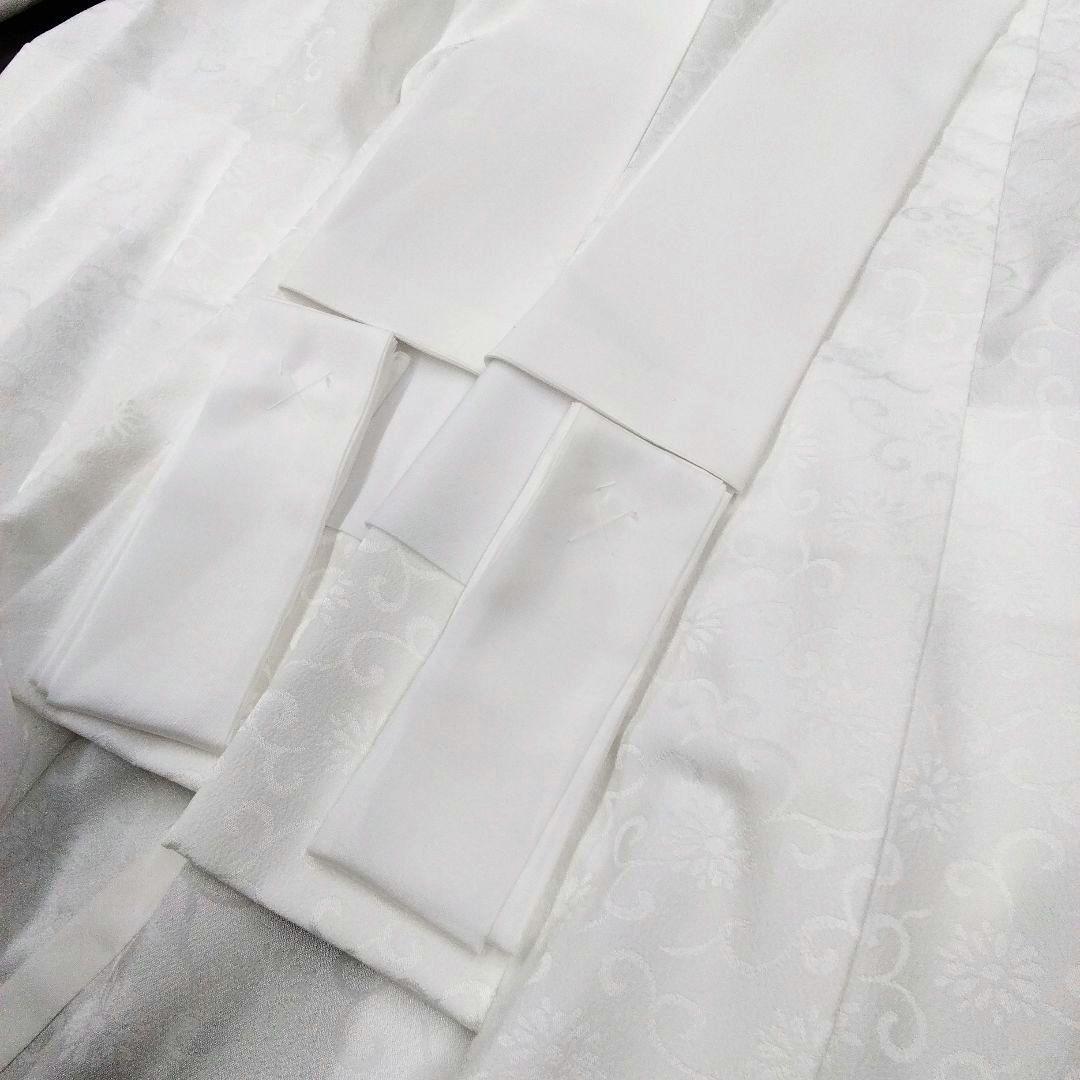 【英】はなぶさ　上質　長襦袢　菊唐草　白　新品　　#1619