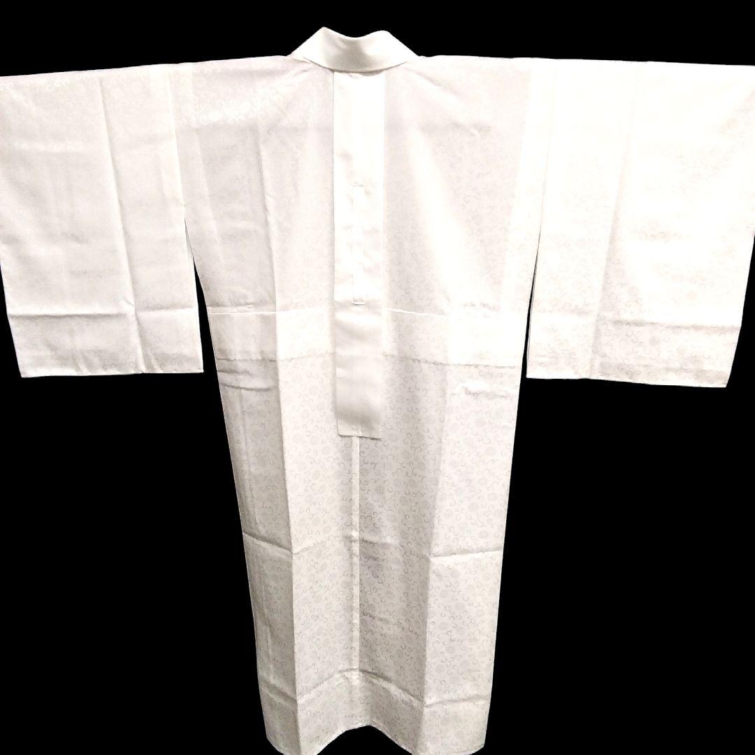 【英】はなぶさ　上質　長襦袢　菊唐草　白　新品　　#1619