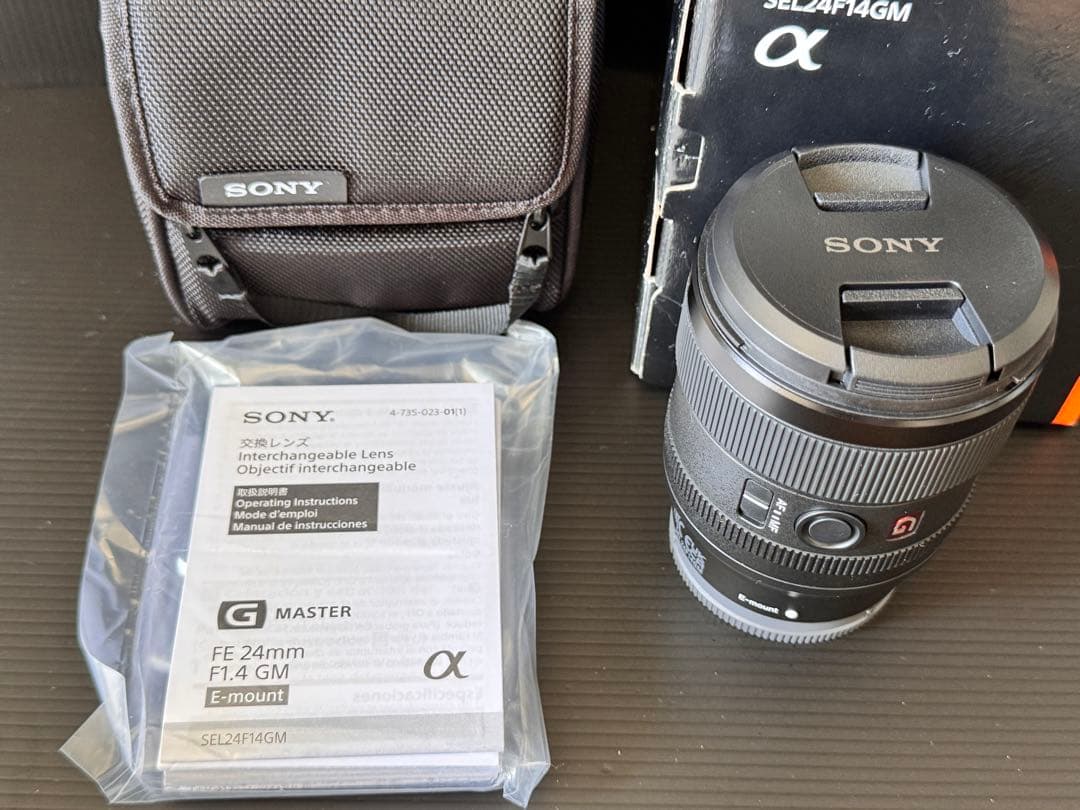 SONYα 交換用レンズ　FE24mm F1.4GM広角焦点レンズ新品未使用