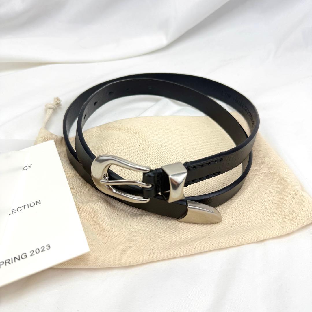 OUR LEGACY アワーレガシー ベルト ブラック 90