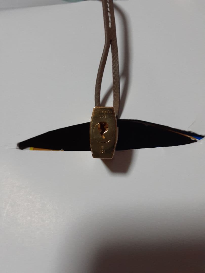 HERMES エルメス カデナ　24Kメッキ　No.101　101番　鍵付き