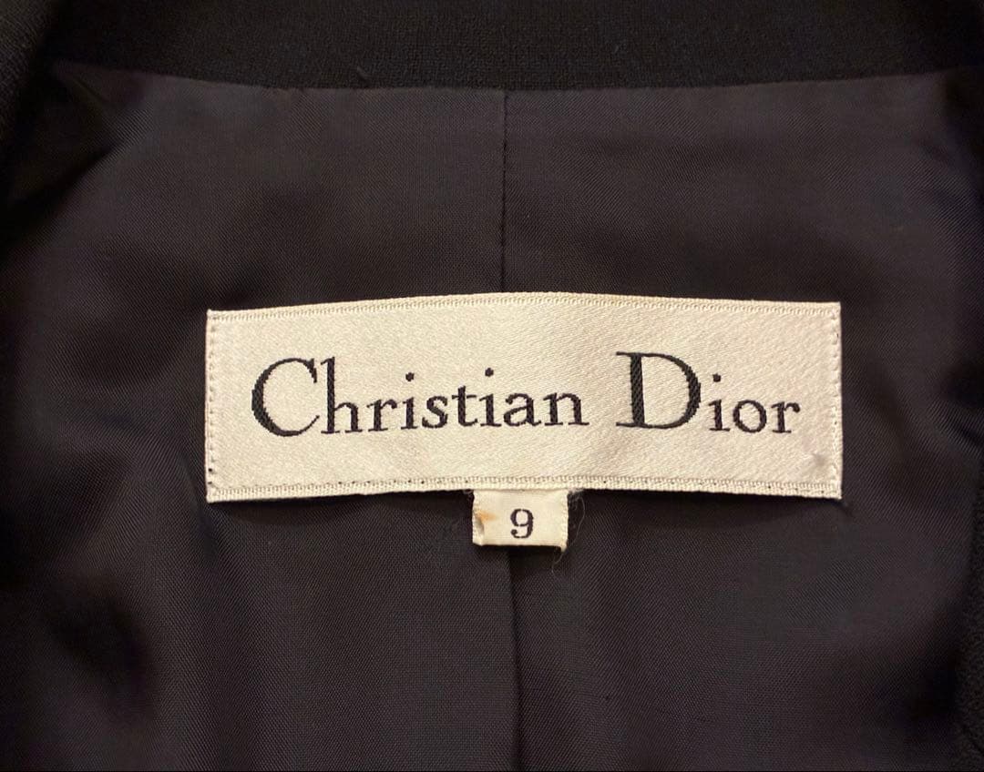 Christian Dior クリスチャンディオール　ベスト ジャケット　黒　M