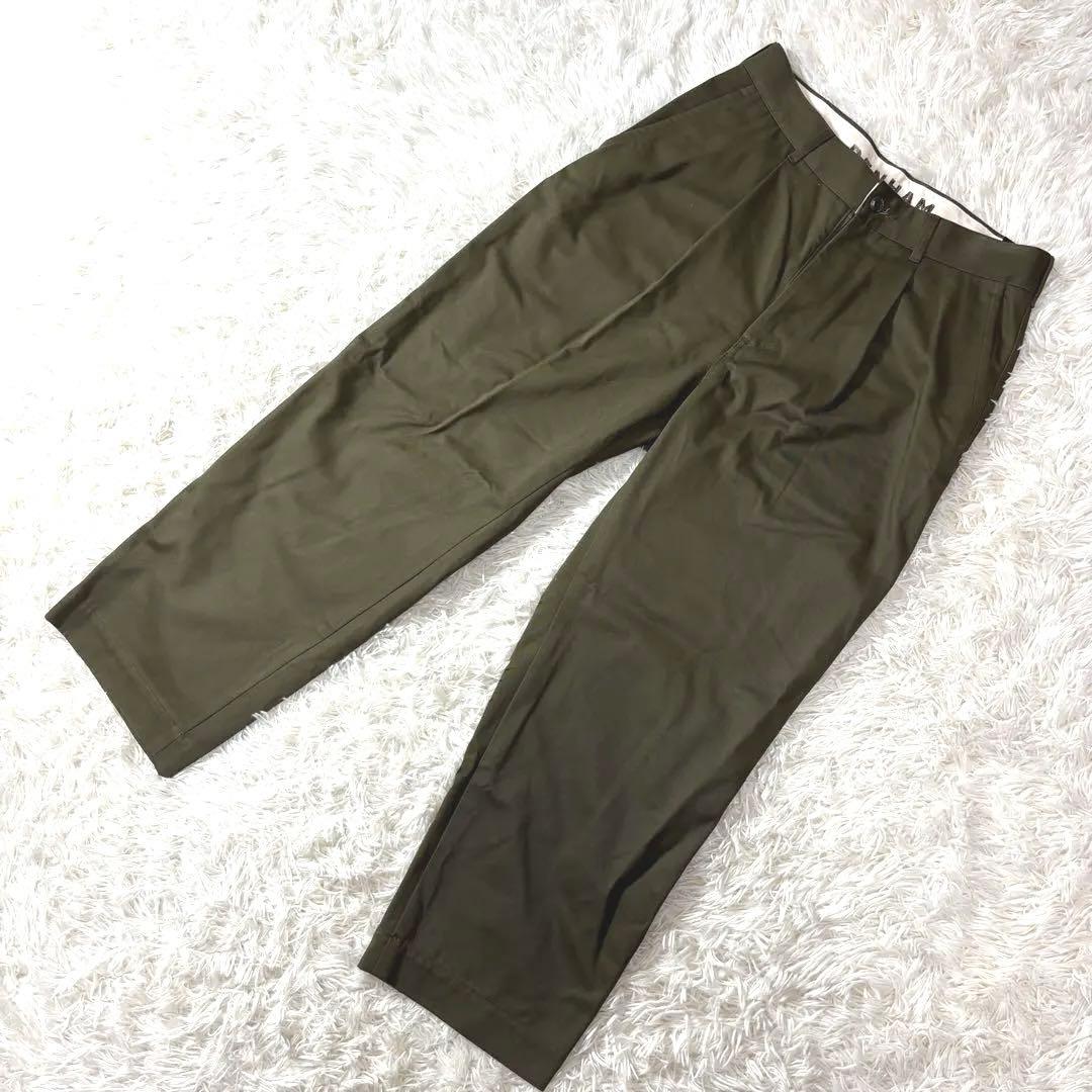 デンハム DENHAM チノパン MIJ CW カーキ 日本製 Mサイズ