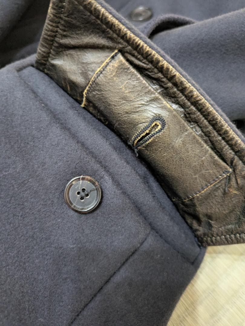 Billy Reid ボンドピーコート S ネイビー 007SKYFALL