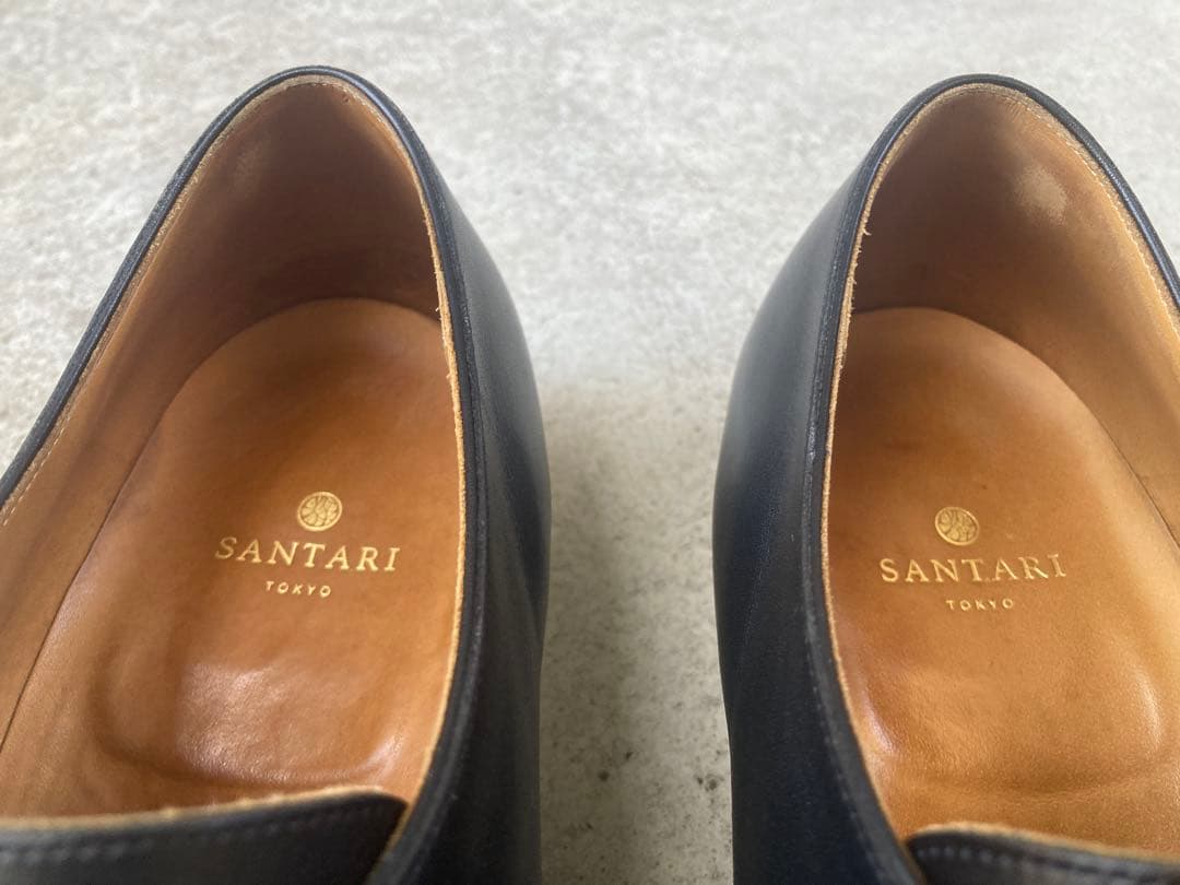 キ*ツ様 SANTARI 黒 シングルモンクストラップ シューツリー付き