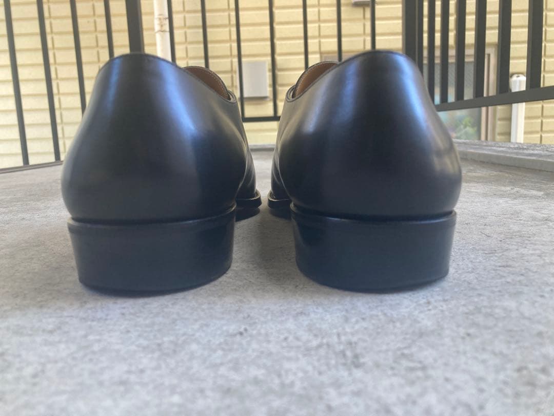 キ*ツ様 SANTARI 黒 シングルモンクストラップ シューツリー付き