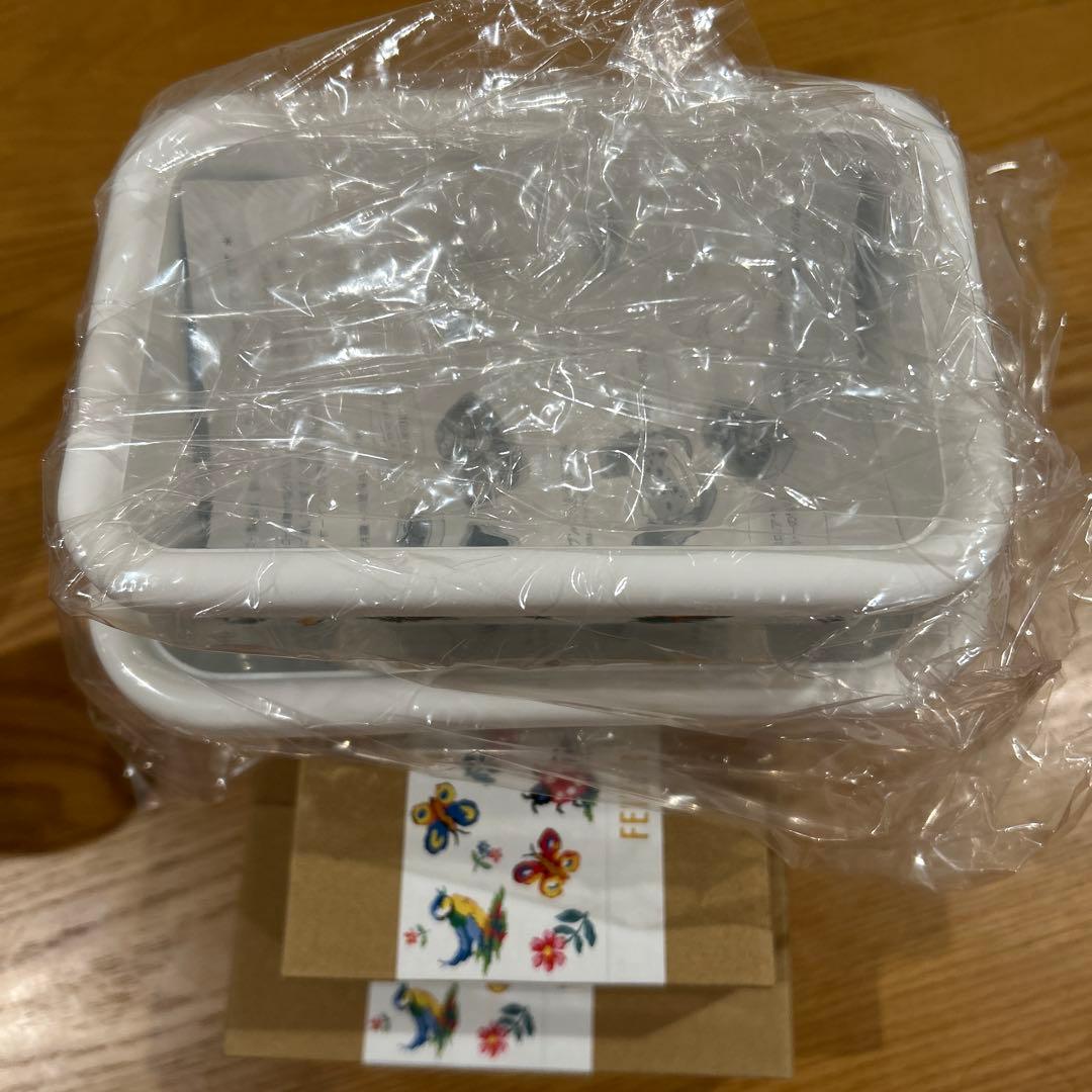 フェイラー　ハイジ柄　ホウロウ容器