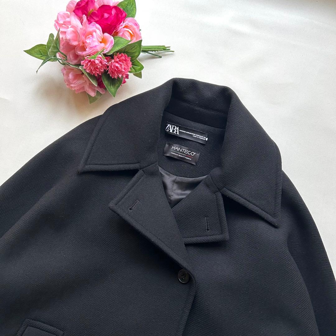 セール　極美品　ザラ　MANTECO オーバーサイズウールコート　ドルマンXXS