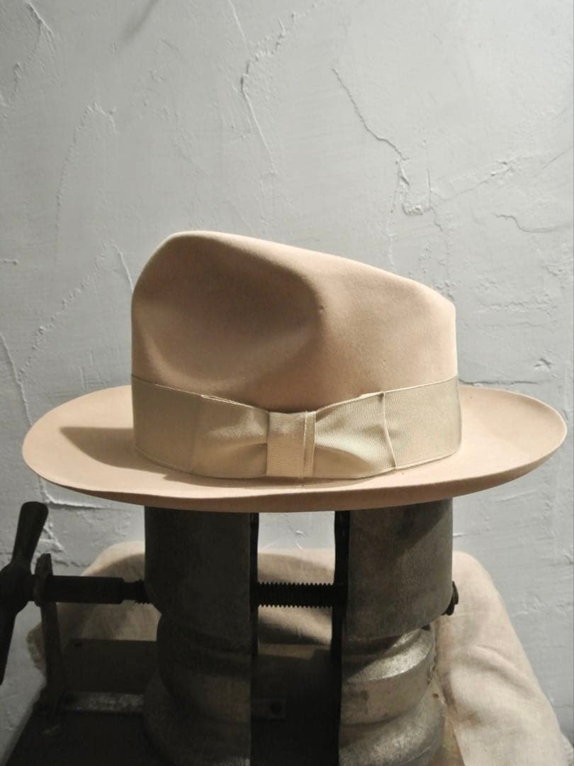 帽子 40s Vintage STETSON 3X Beaver 7 3/8 59cm