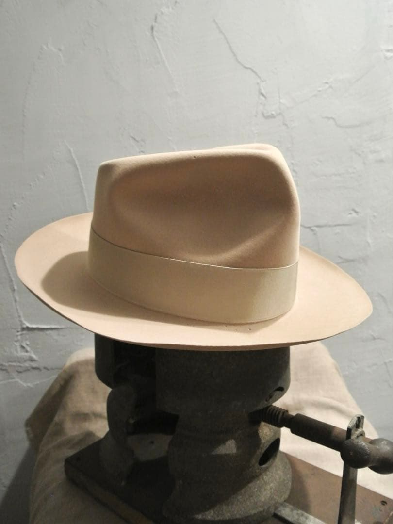 帽子 40s Vintage STETSON 3X Beaver 7 3/8 59cm