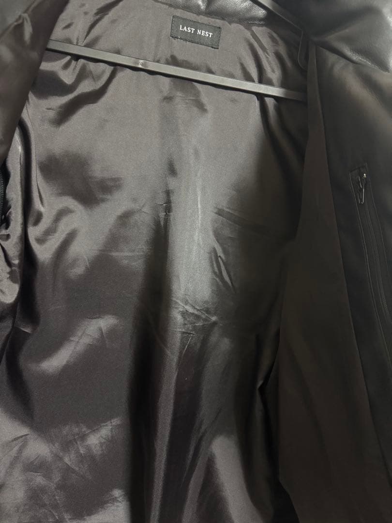 LAST NEST ブラック ダウンジャケット Mサイズ