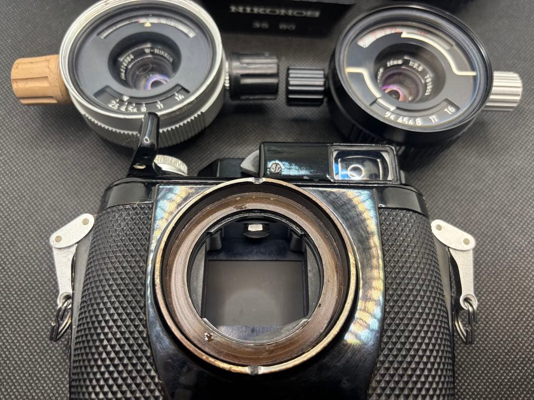 Nikon ニコノス Ⅰ型 初期型 35ミリレンズ新旧セットでジャンク扱い