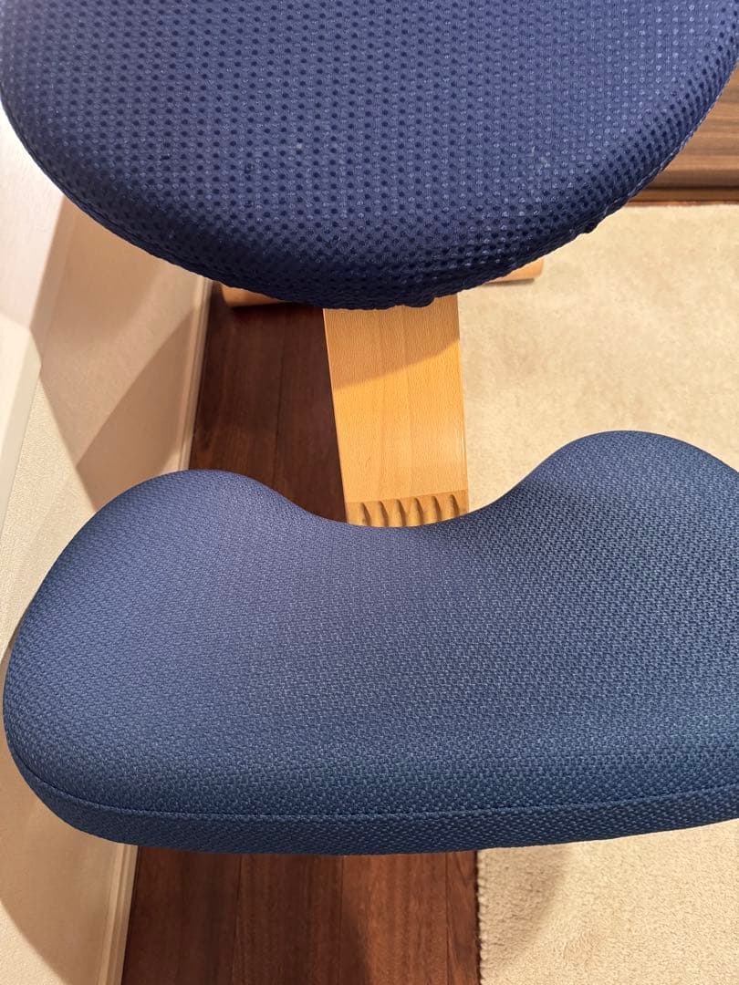 ★美品★ バランスチェア　イージー　ネイビー