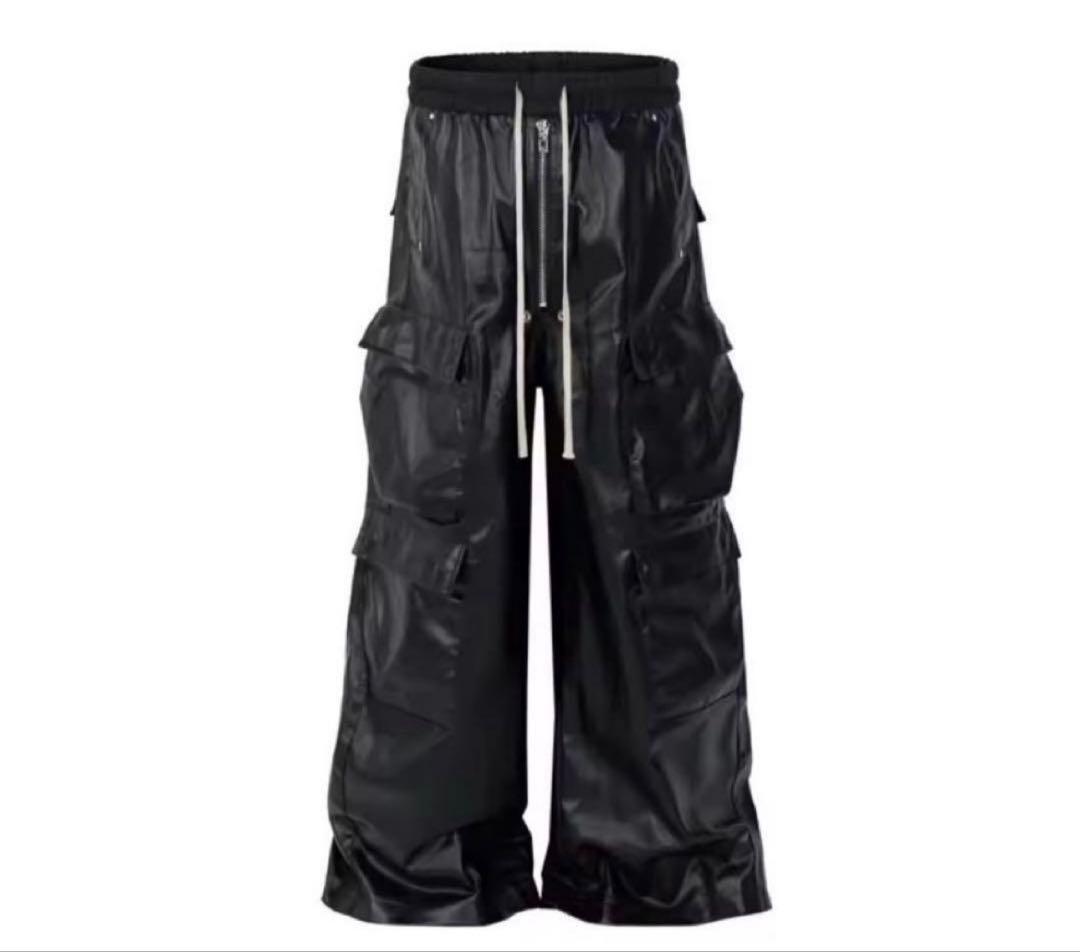即日発送！rickowens似 opium coating cargopants