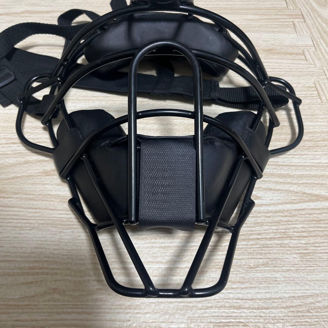 ミズノプロ　硬式用　チタンフレーム　マスク　審判　捕手用　ブラック