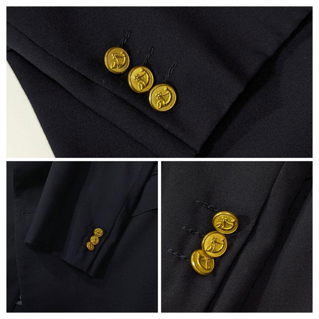 超高級★極美品　J.PRESS テーラードジャケット　紺ブレザー　金ボタン