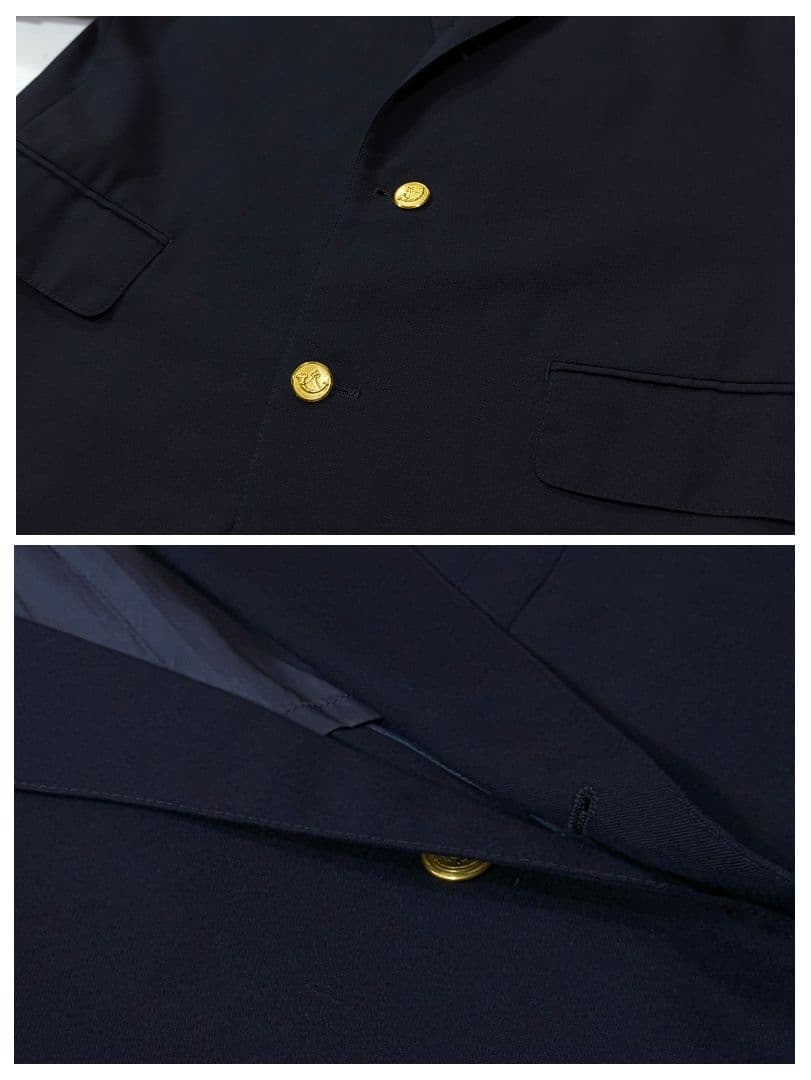 超高級★極美品　J.PRESS テーラードジャケット　紺ブレザー　金ボタン