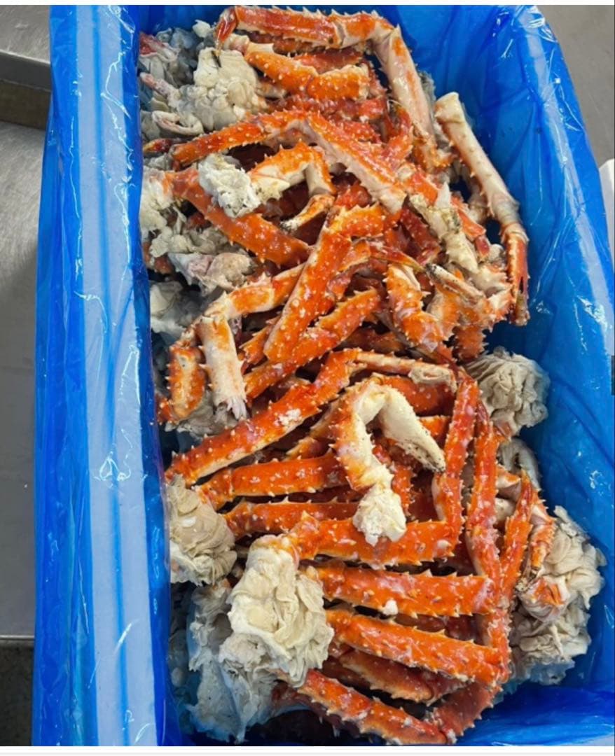 北海道産 タラバ蟹 2.4kg (800g×3p) 折れあり