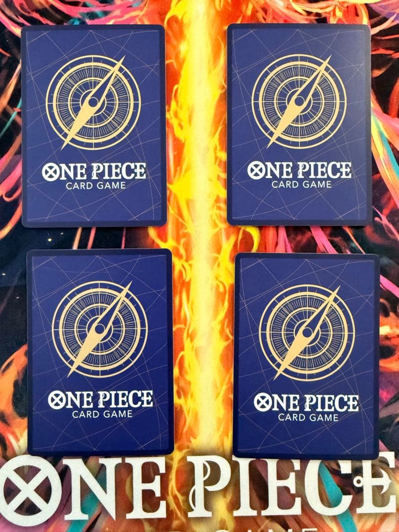 ワンピースカード 学園ルフィ 4枚セット