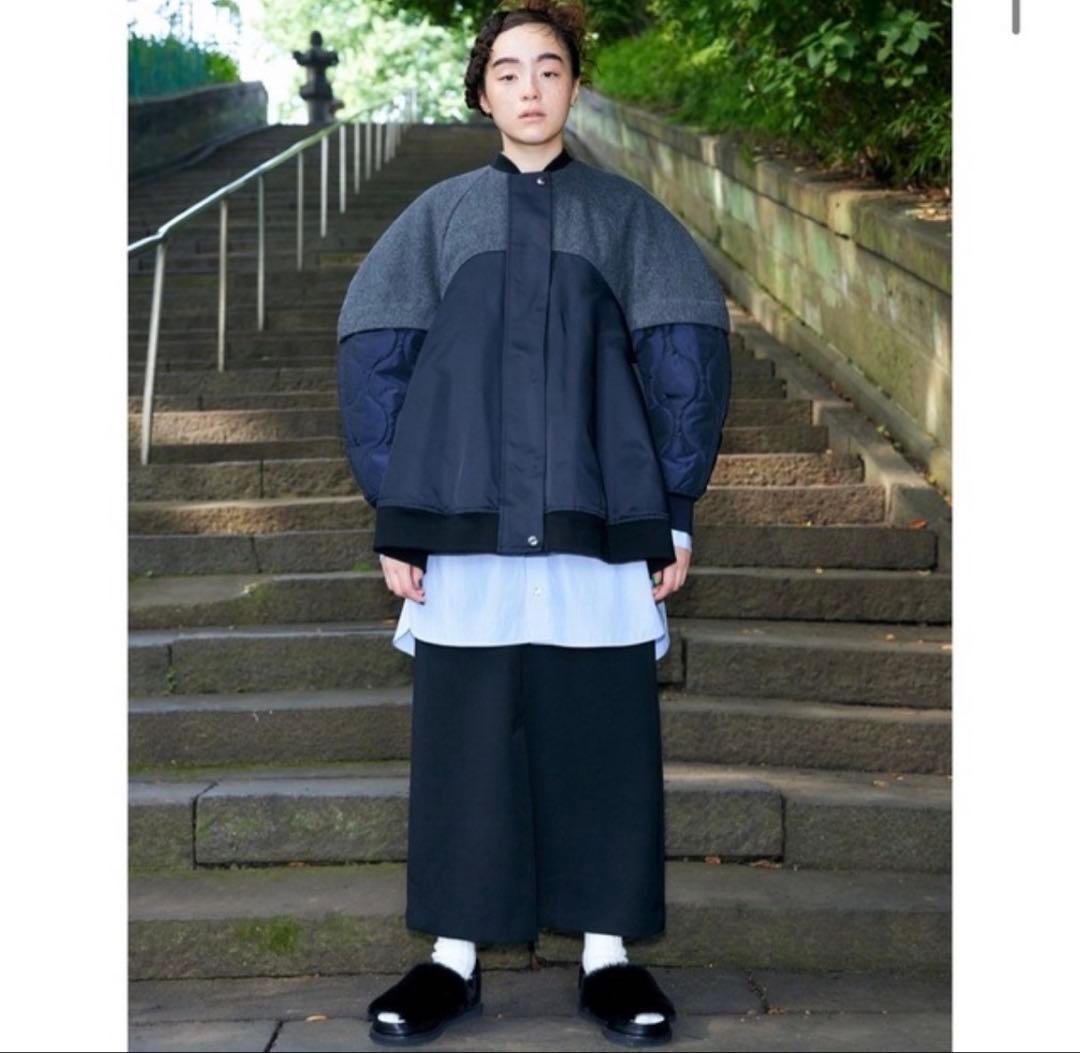 【希少】ENFOLD ブルゾン　36 異素材　アウター　キルティング　ジャケット