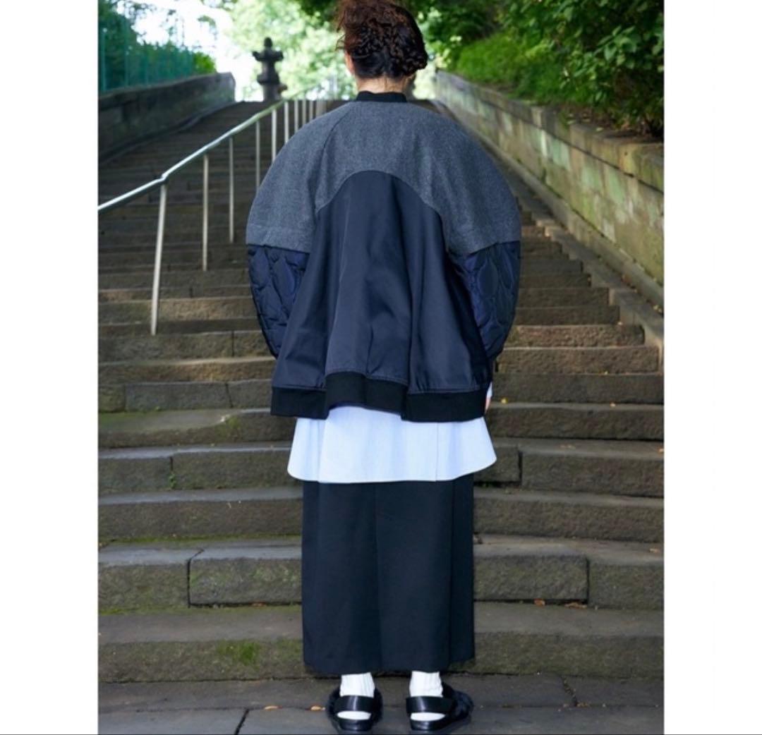 【希少】ENFOLD ブルゾン　36 異素材　アウター　キルティング　ジャケット