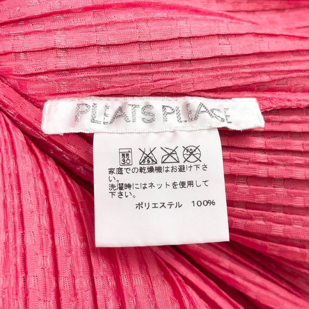 美品　プリーツプリーズ　チュニック　ノースリーブ　ピンク　サイズ3