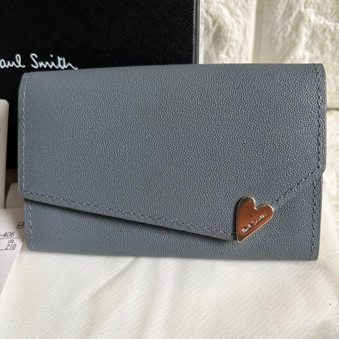 未使用 Paul Smith ポールスミス ラブレター 名刺入れ アイスグレー