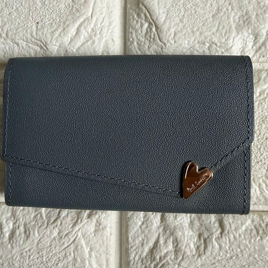 未使用 Paul Smith ポールスミス ラブレター 名刺入れ アイスグレー