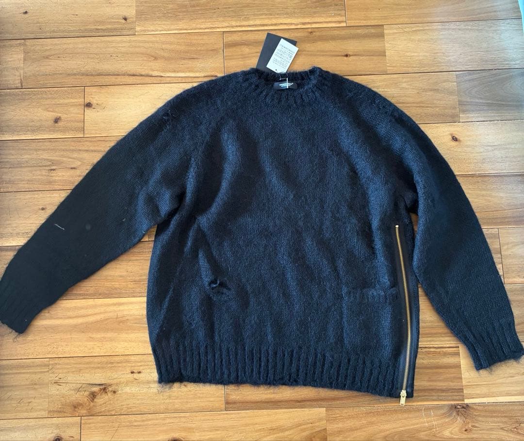 UNDERCOVER モヘアニットブラック　新品　サイズ4