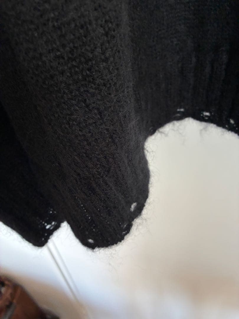 UNDERCOVER モヘアニットブラック　新品　サイズ4