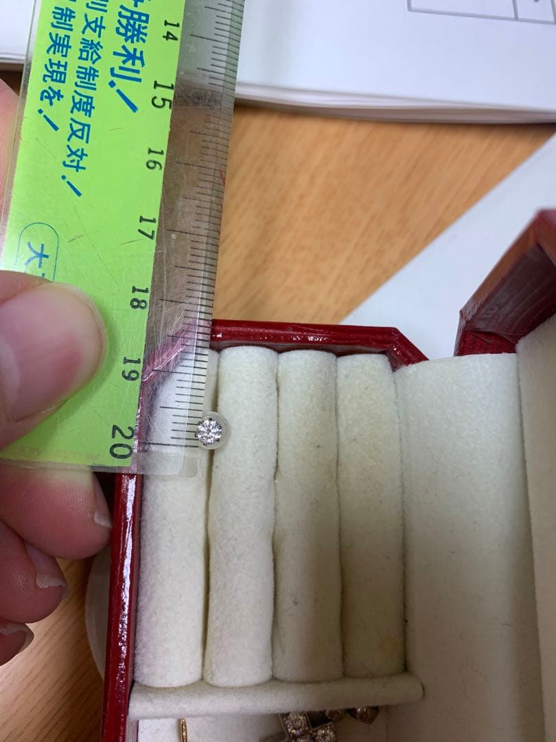 pt900 H&C(ハートアンドキューピットカット) 片耳ピアス