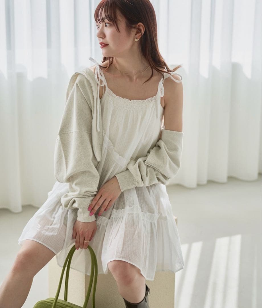 新品未使用 タグ付き kastane インド綿ティアードチュニック