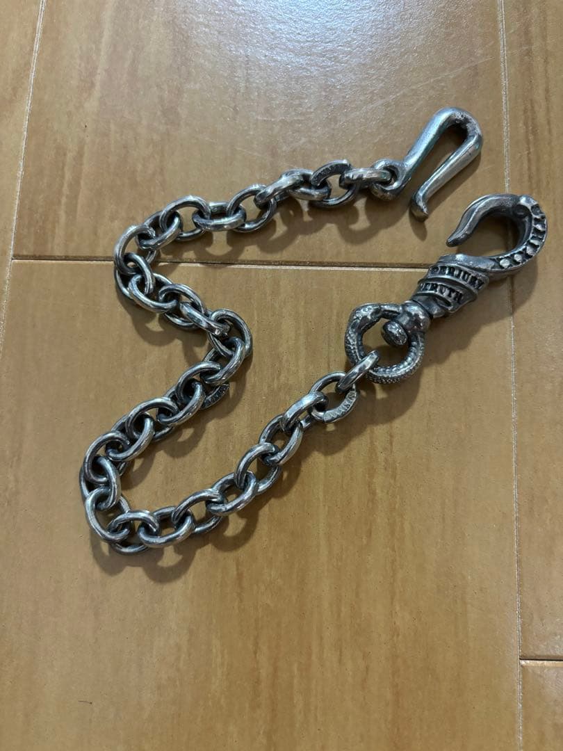 た*様 シルバー あずきウォレットチェーン