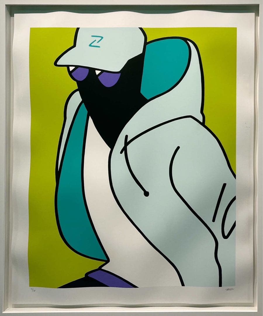 谷口小夏 minor role(green) 2021 シルクスクリーン