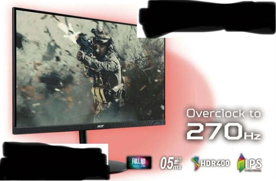 ［270Hz｜23.8］Acer XV241YXbmiiprx23.8型限定価格