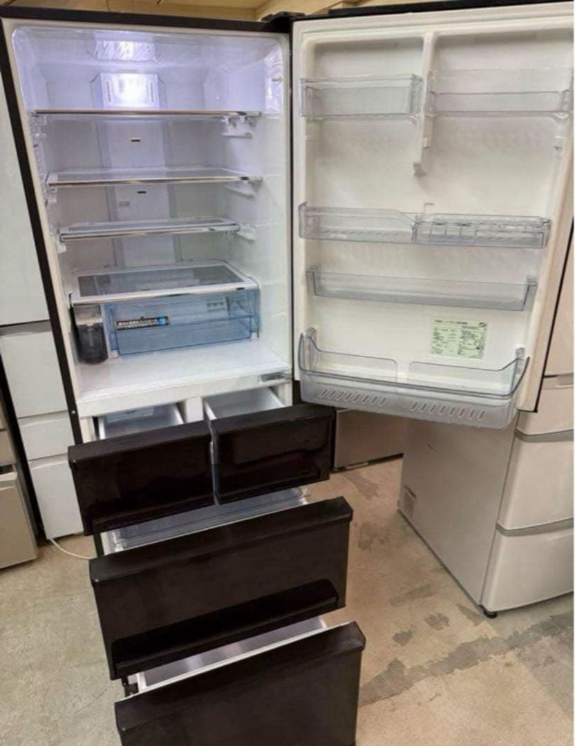 2017年式 415L AQUA 冷蔵庫 AQR-SV42G(T)