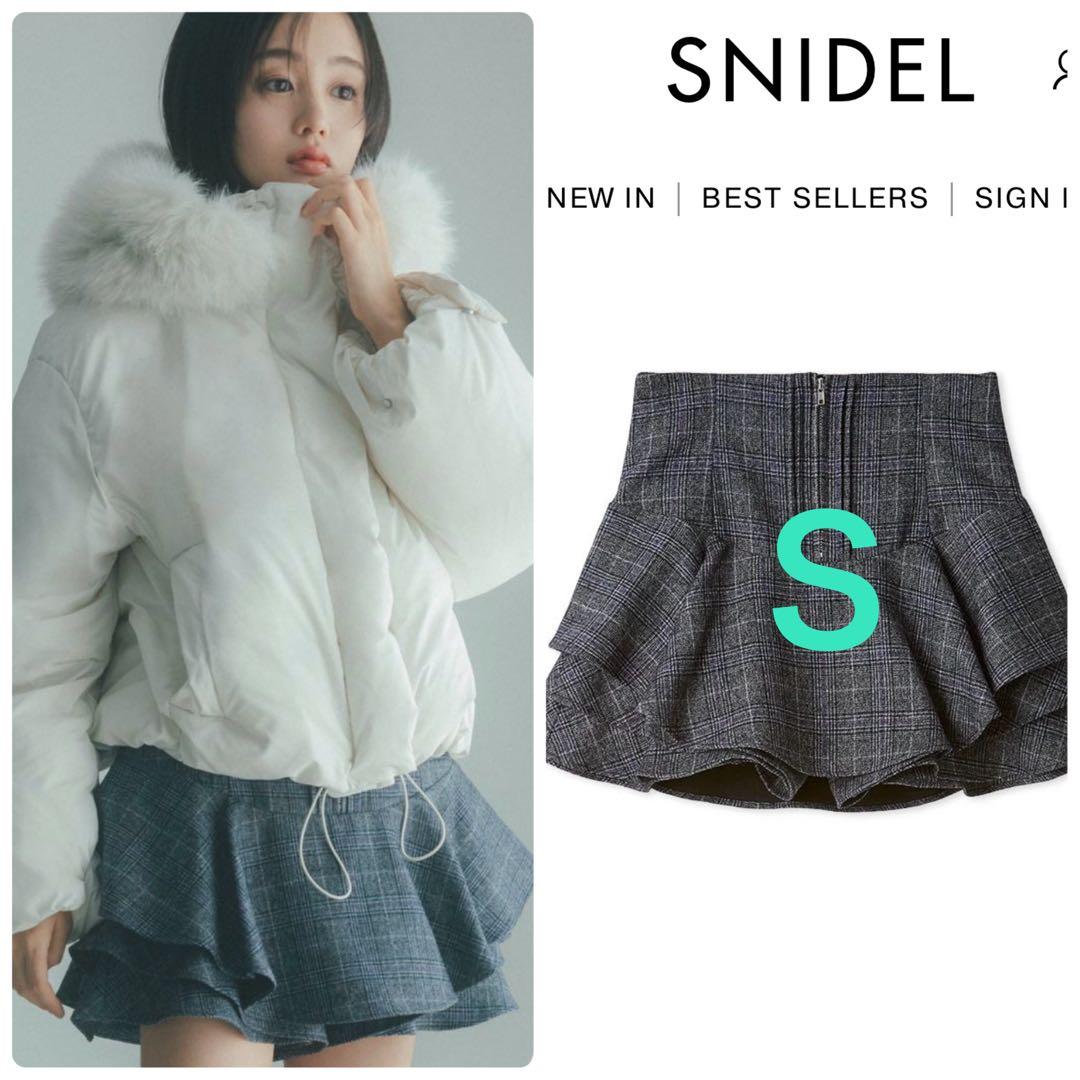 完売Sサイズ♥️新作新品✨SNIDEL レイヤードフリルミニスカショーパン