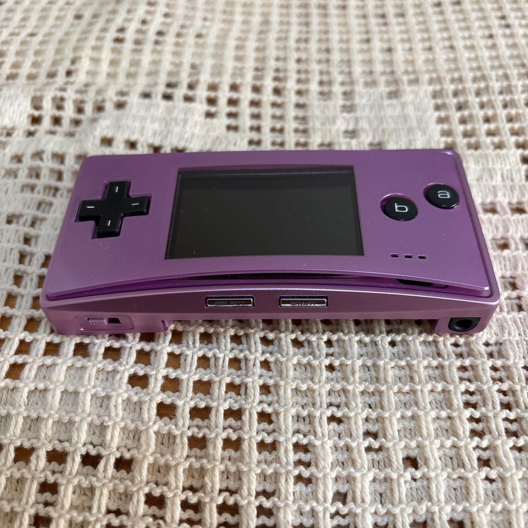 ゲームボーイ　ミクロ　パープル　箱説明書付き