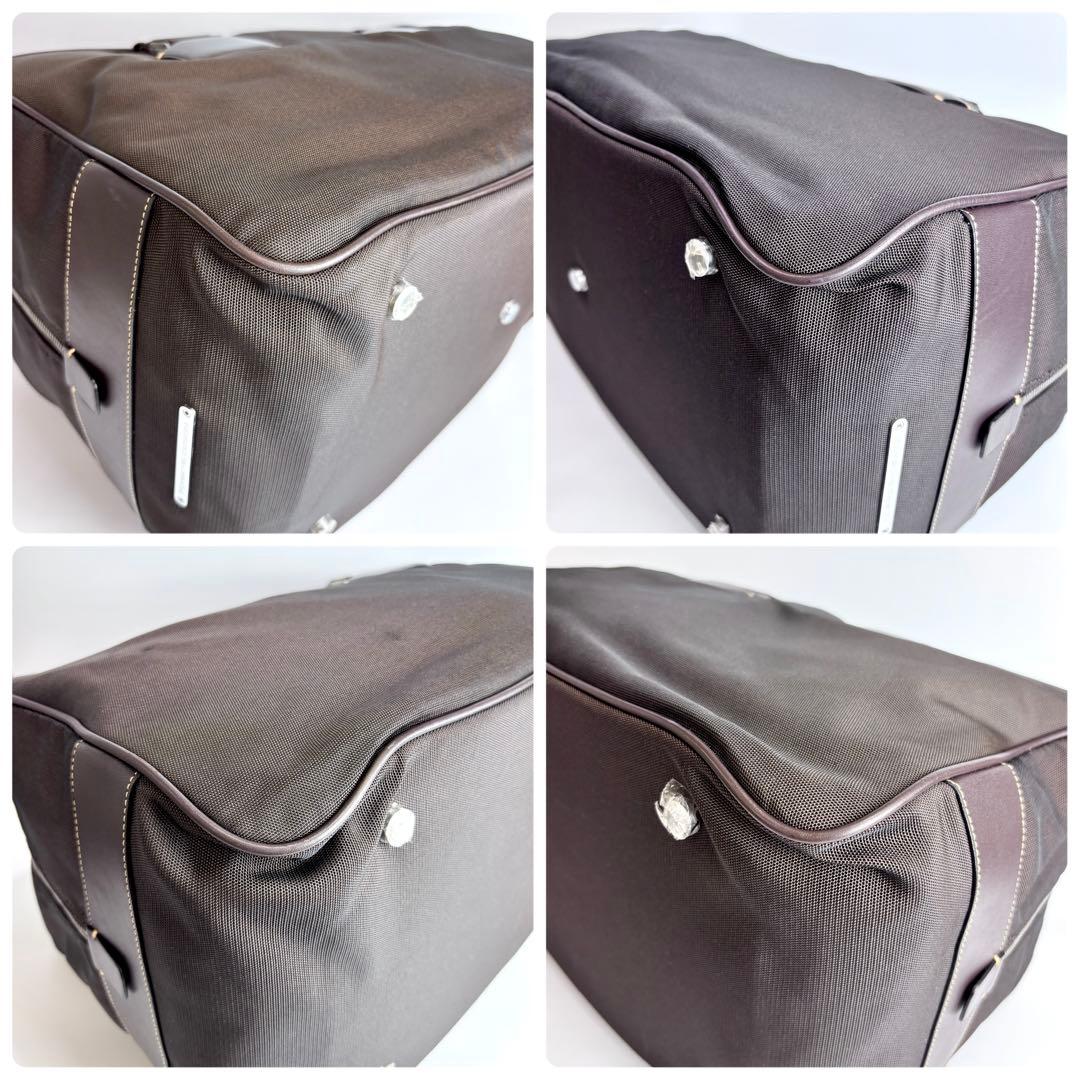 【極美品】 ポルシェデザイン ボストンバッグ ナイロン レザー