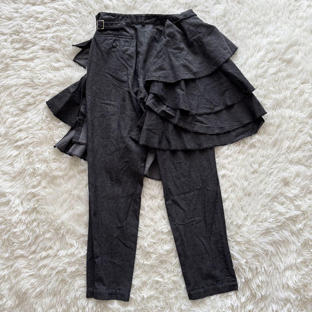 【コムデギャルソン】AD2014 ドッキングスカート　パンツ Mサイズ　グレー