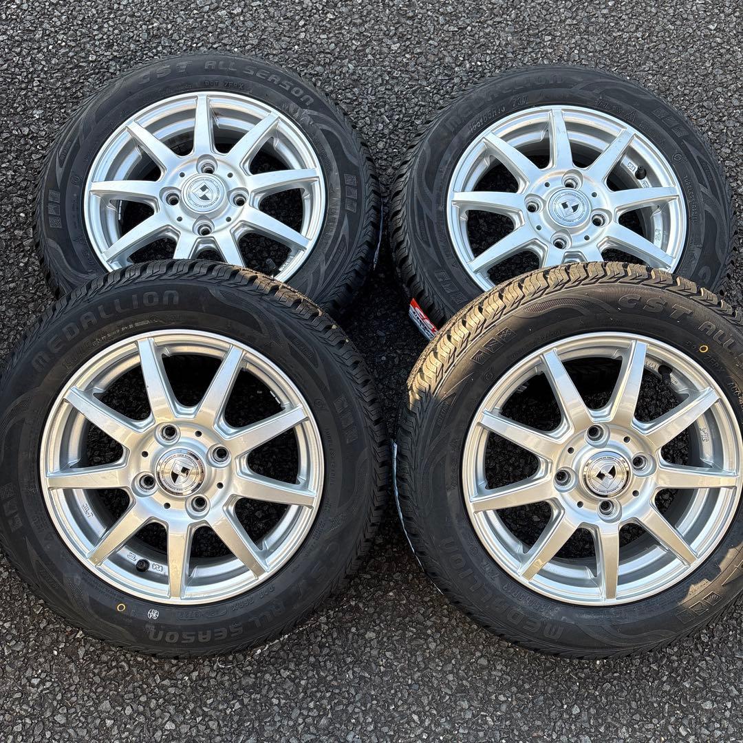送料込み　オールシーズンタイヤ　155/65R 13 ❷