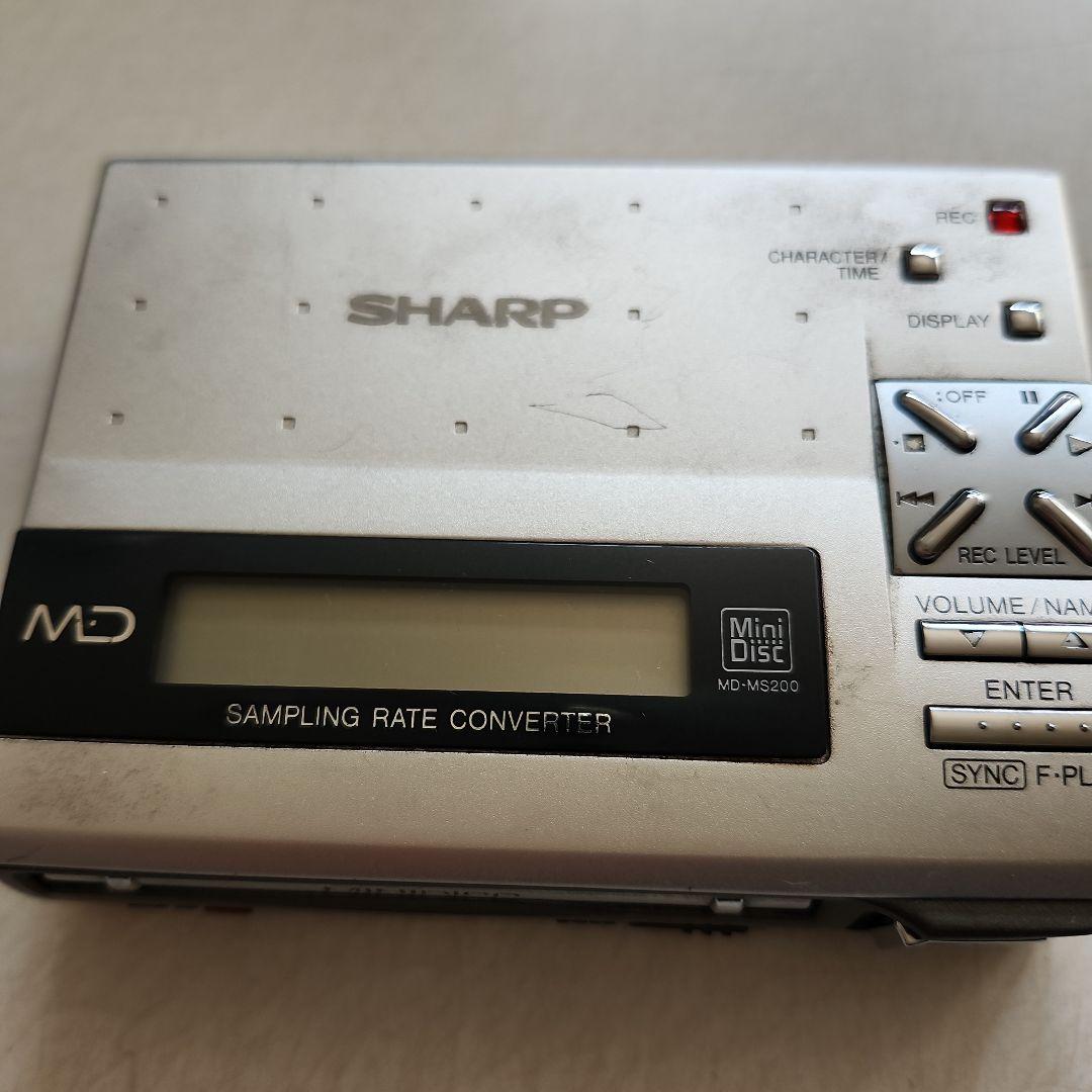 SHARP ポータブルMDレコーダープレイヤー