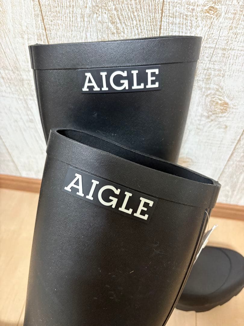 25.5〜26㎝☆新品 AIGLEレインブーツ41 エーグルラバーブーツ 長靴