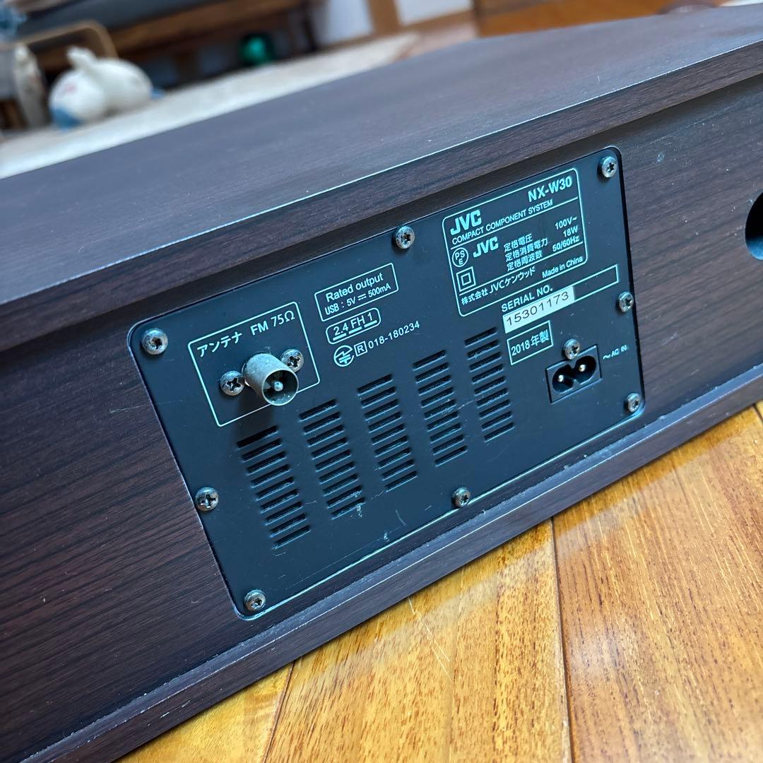 JVC ミニコンポ リモコン付き