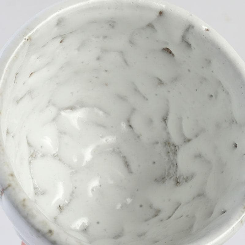 萩焼　三輪休雪造　酒盃　ぐい呑　共箱　V　9618