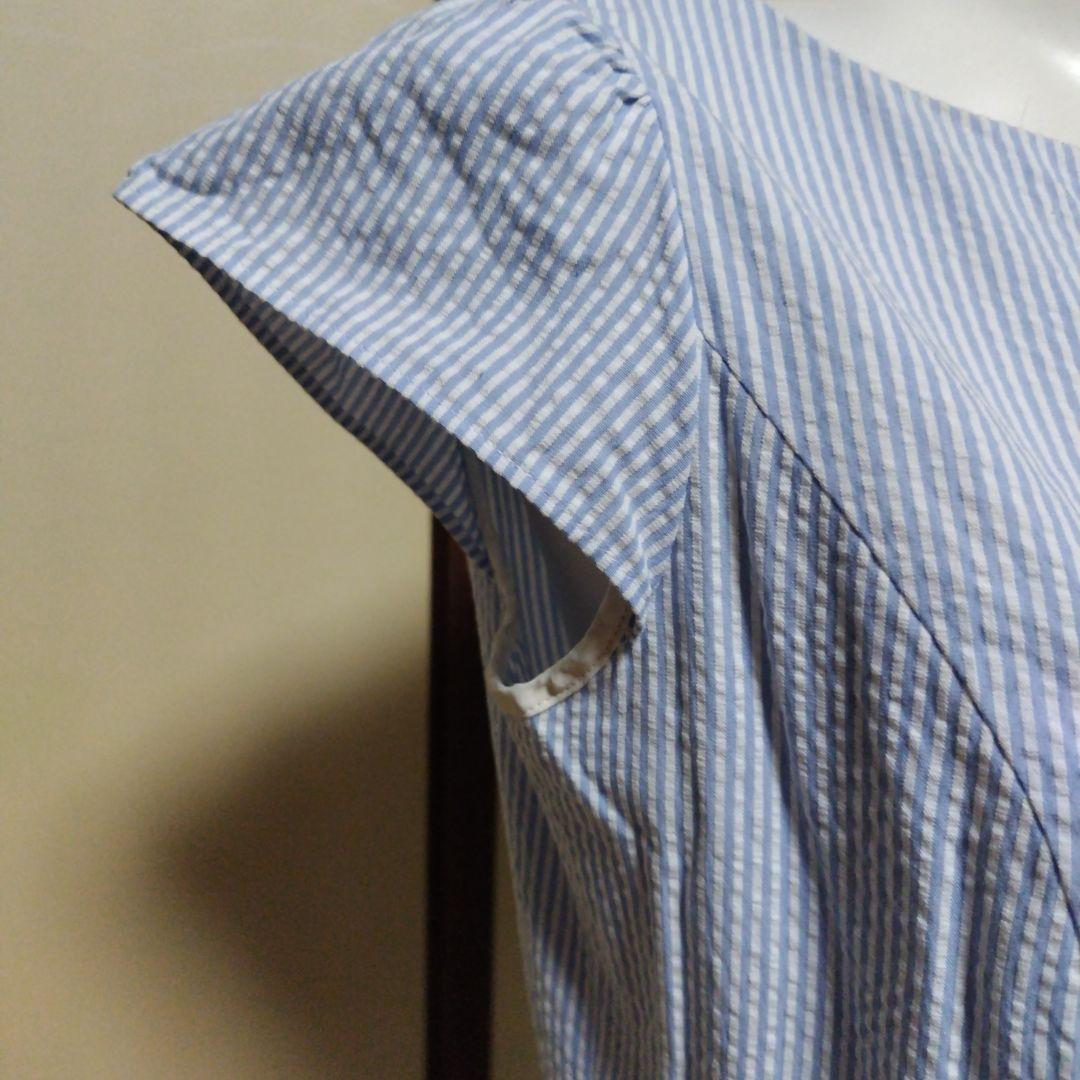 エムズグレイシー　水玉模様ひざ丈ワンピース　ストライプ柄のワンピース　2枚セット