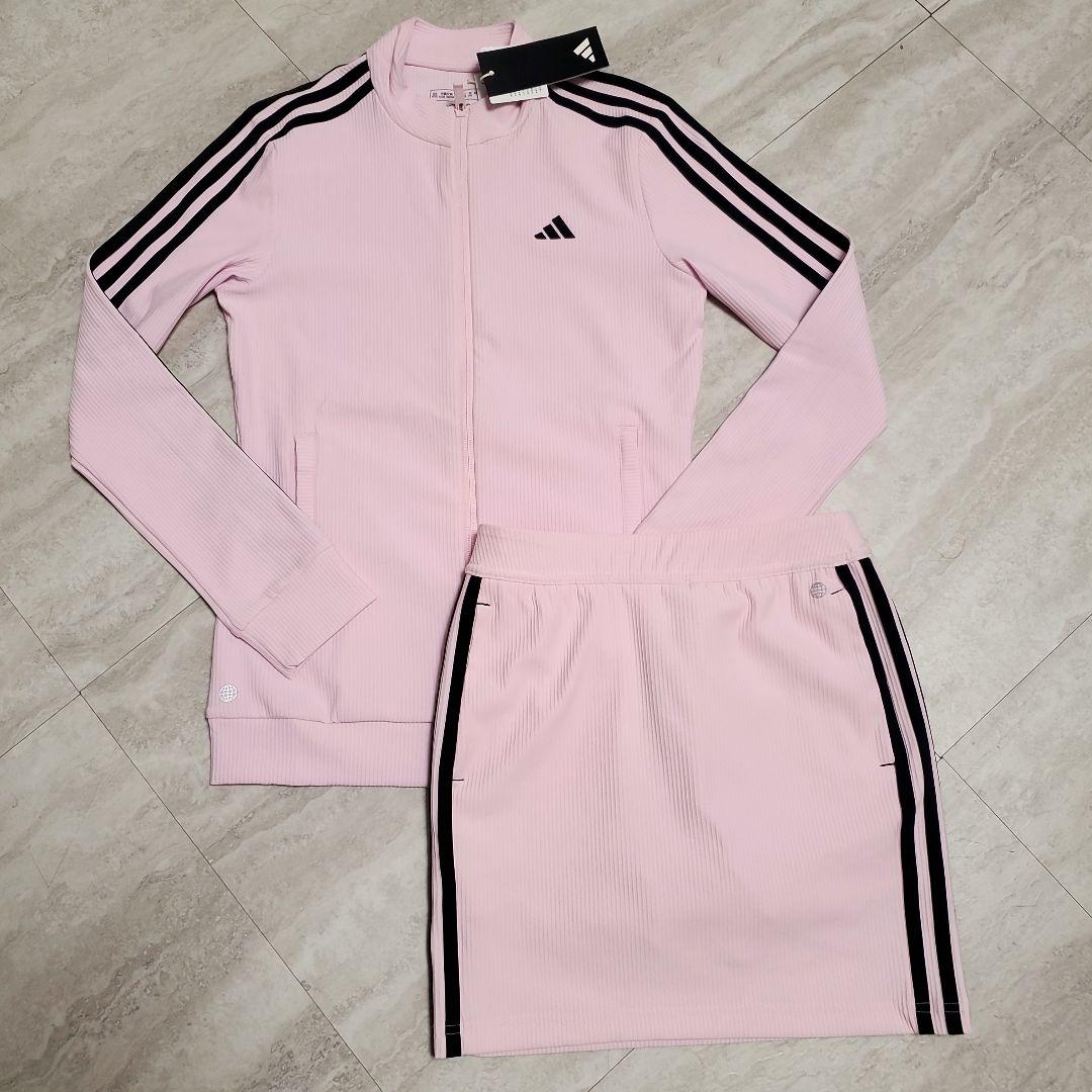 adidas　アディダスゴルフ セットアップ スリーストライプス XSサイズ