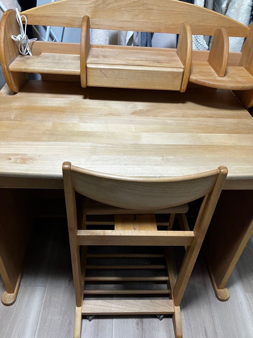 堀田木工所　学習机　ロー棚　セット